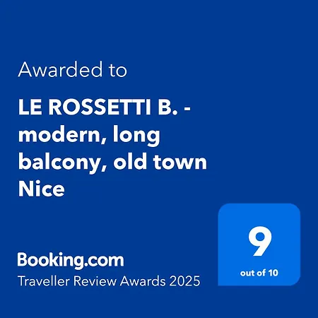 Le Rossetti B. - Modern, Long Balcony, Old Town Διαμέρισμα Νίκαια